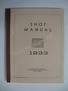 1933 Buick Shop Manual