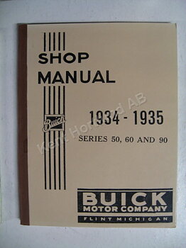 1934-1935 Buick series 50, 60 and 90 Shop Manual