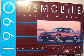1990 Oldsmobile Cutlass Supreme Owner's Manual