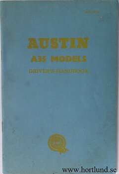 1956 1961 Austin A35 Instruktionsbok