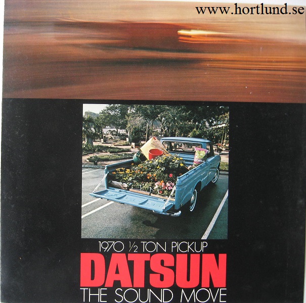 1970 Datsun 1/2 ton Pickup broschyr
