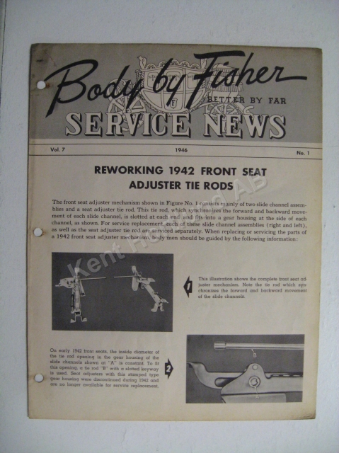 1946 Fisher Service News Vol.7 No.1