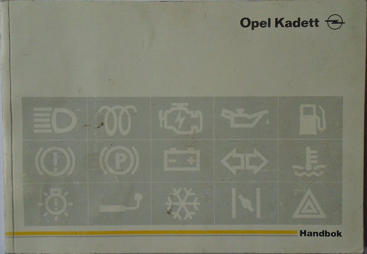 1989 Opel Kadett Handbok