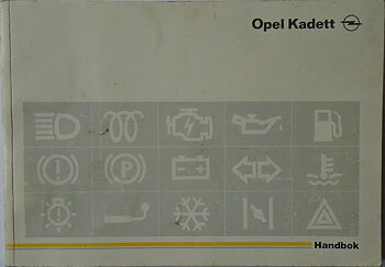 1989 Opel Kadett Handbok