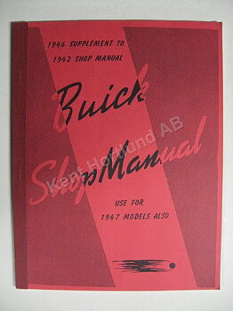 1946-47 Buick Shop Manual suplement for 1942 shop manual