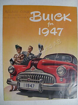 1947 Buick  broschyr