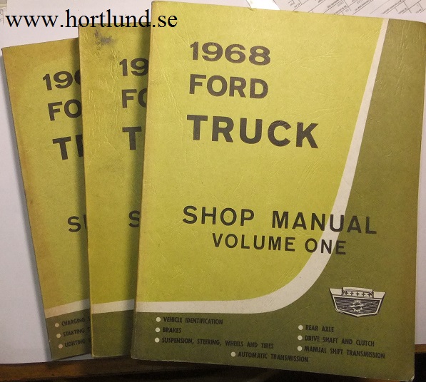 1968 Ford Truck Shop Manual