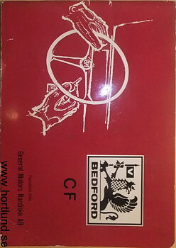 1970 Bedford CF Serie 97000 Handbok