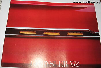 1962 Chrysler broschyr lyx