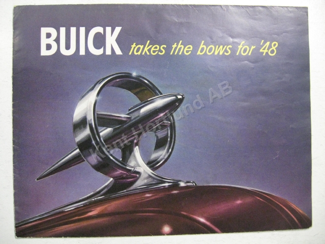 1948 Buick Försäljningsbroschyr