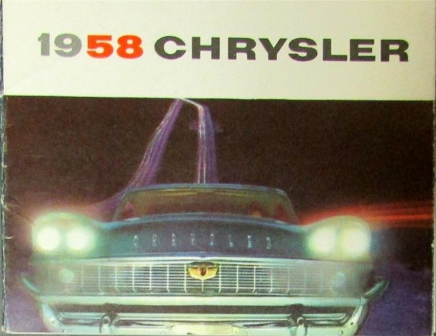 1958 Chrysler broschyr minifolder