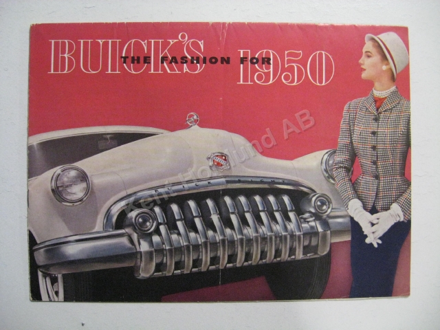 1950 Buick Försäljningsbroschyr