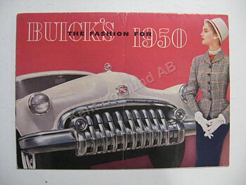 1950 Buick Försäljningsbroschyr