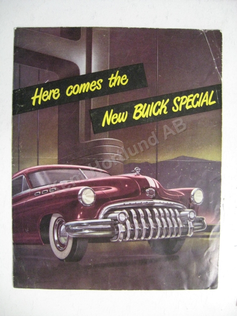 1950 Buick Special Försäljningsbroschyr