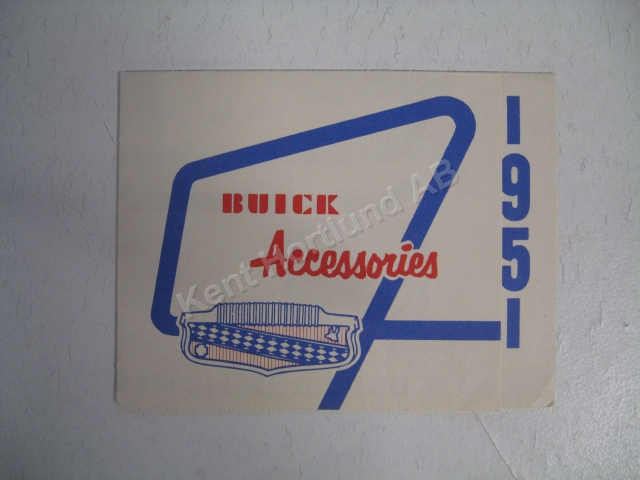 1951 Buick försäljningsbroschyr