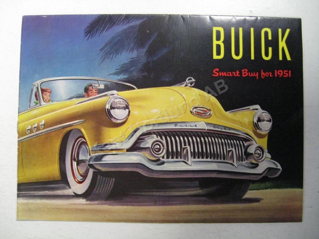 1951 Buick försäljningsbroschyr