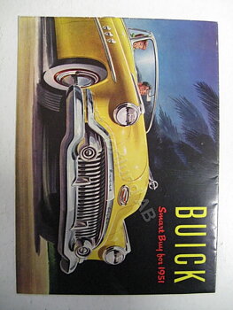 1951 Buick försäljningsbroschyr