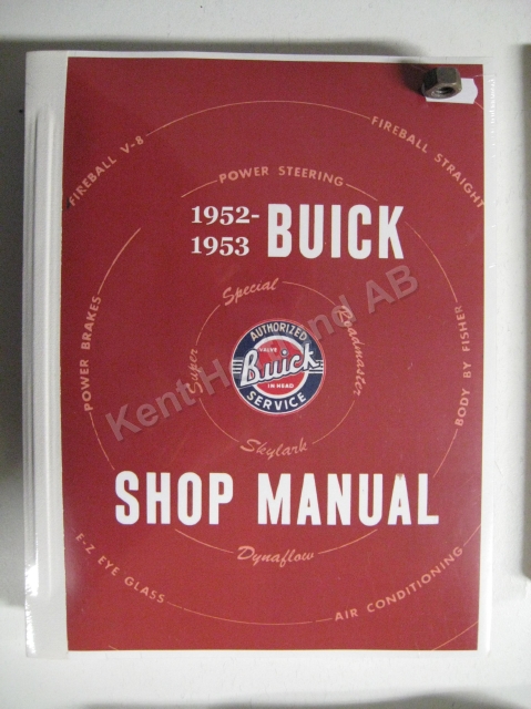 1952 - 1953 Buick Shop Manual