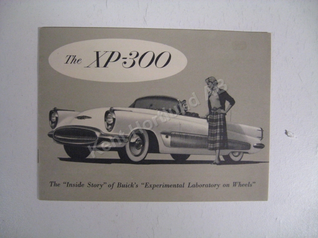 1953 Buick XP-300 broschyr