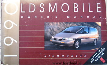 1990 Oldsmobile Silhouette Owner's Manual