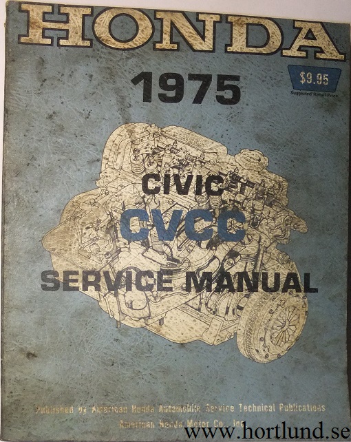 1975 Honda Civic CVCC Service Manual
