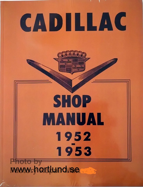 1952-1953 Cadillac Shop Manual