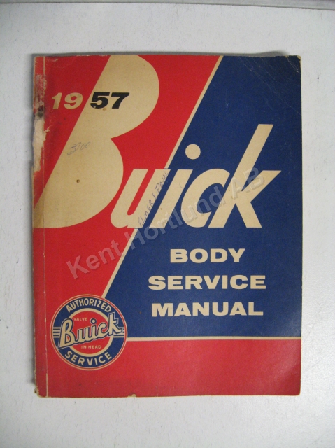1957 Buick Body Service Manual original
