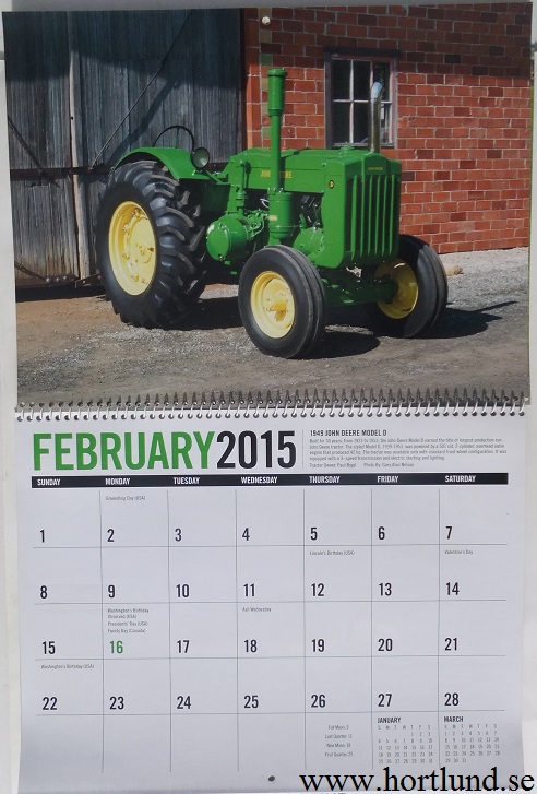 2015 Kalender Antique Tractors - 3