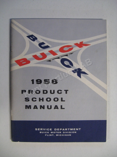 1958 Buick Product School Manual