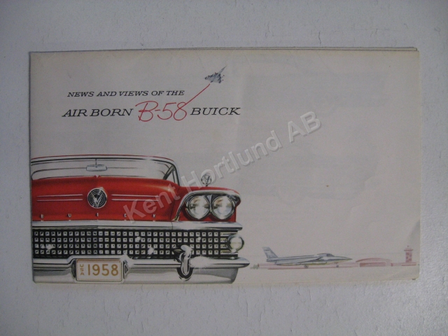 1958 Buick News and Views of the... broschyr X-3779