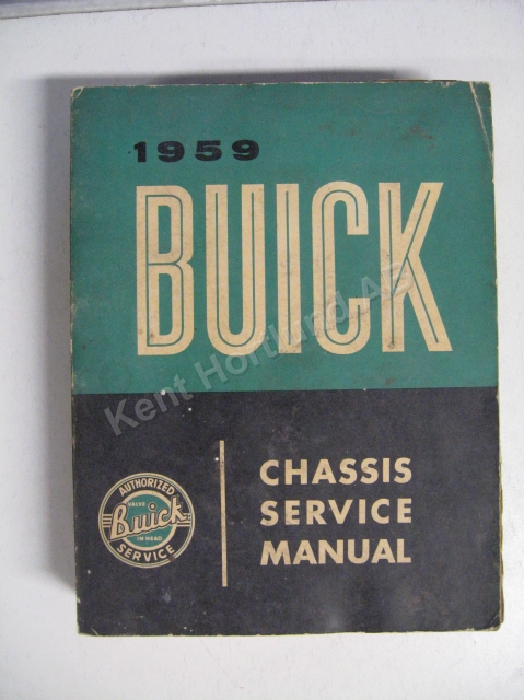 1959 Buick Chassis Service Manual original