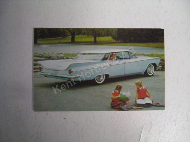 1959 Buick Invicta 4639 4dr HT Vykort