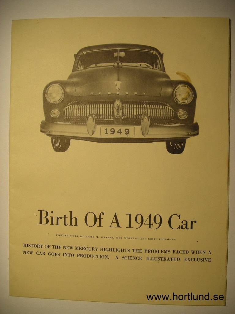1949 Mercury broschyr, Birth Of A ...