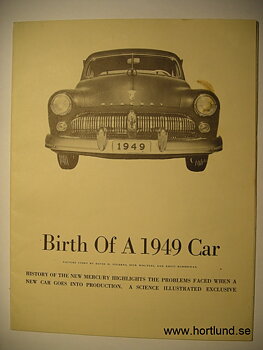 1949 Mercury broschyr, Birth Of A ...
