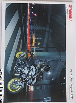 2016 Yamaha Motorcyklar och Mopeder broschyr