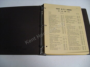 1960 Buick parts and accesory bulletins