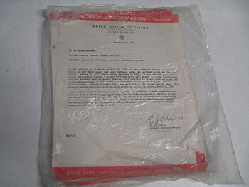 1960 Buick Special service information