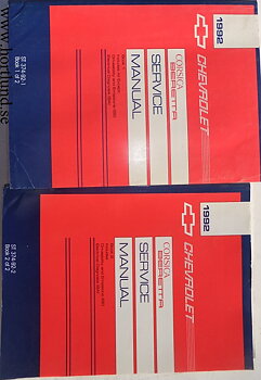 1992 Chevrolet Corsica Beretta Service Manual set