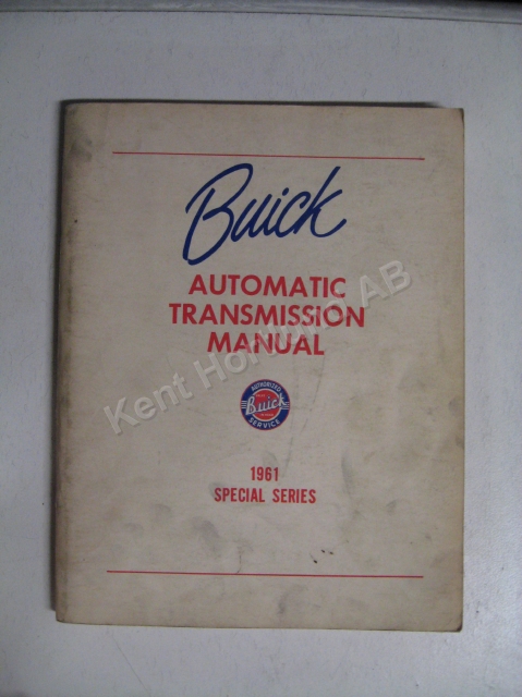 1961 Buick Special series Automatic Transmission Manual
