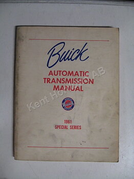 1961 Buick Special series Automatic Transmission Manual
