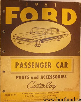 1961 Ford Passenger Car Parts Catalog