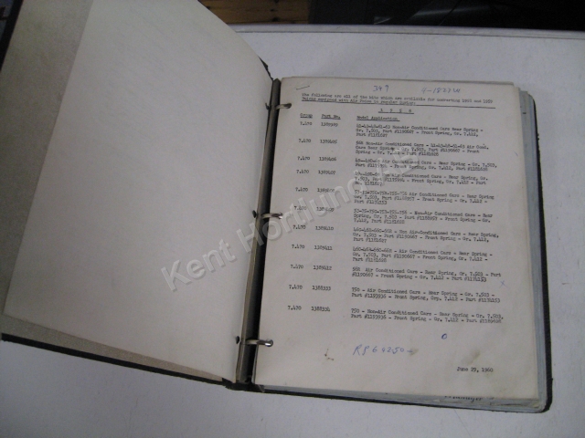1961 Buick Service letters