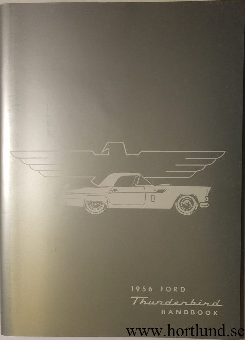 1956 Ford Thunderbird Owner's Manual