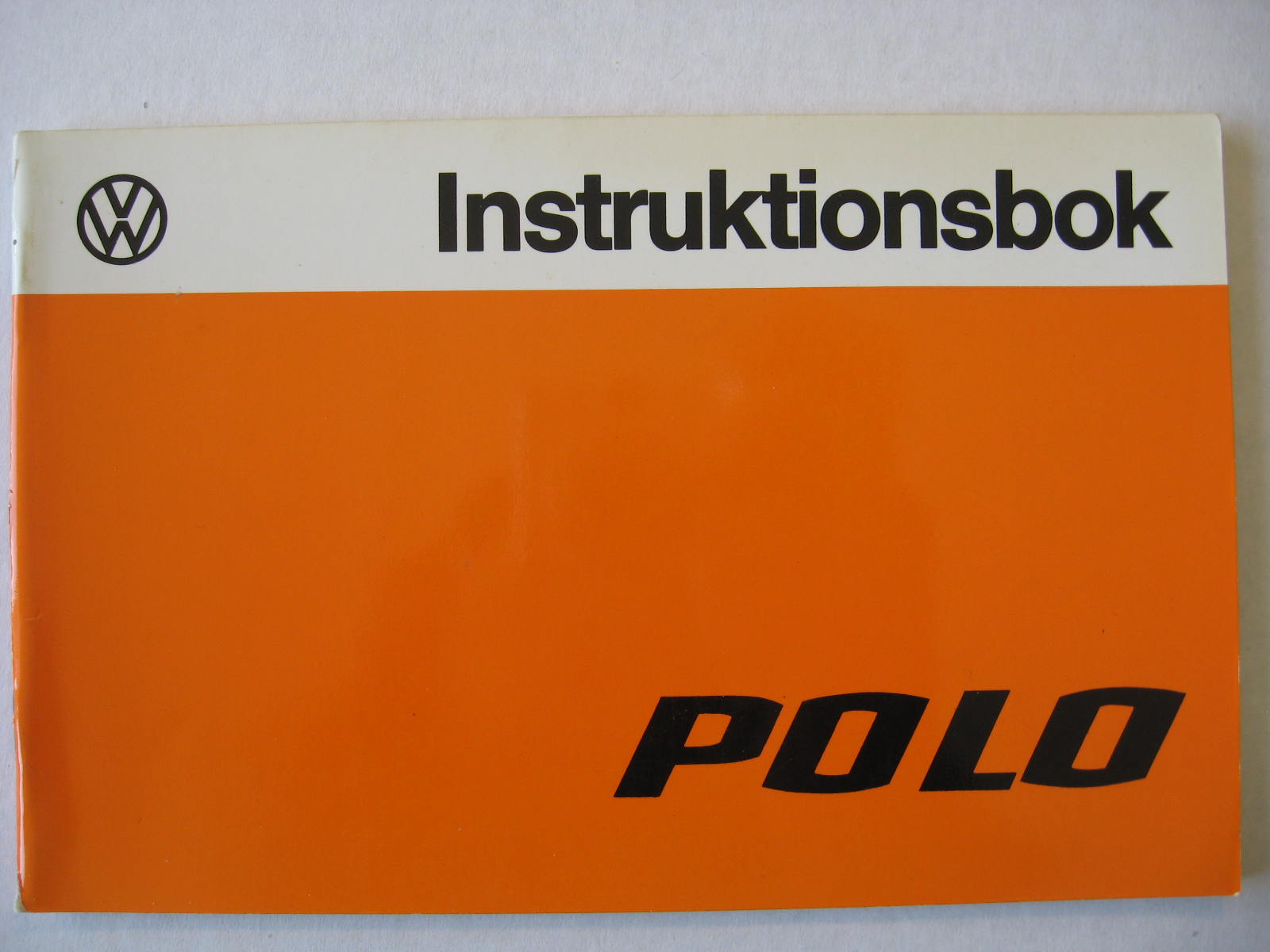 1978 Volkswagen VW Polo Instruktionsbok