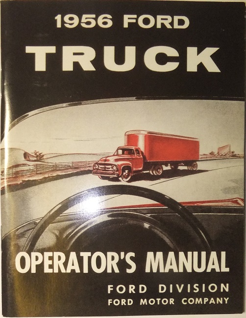1956 Ford Truck Operator's Manual