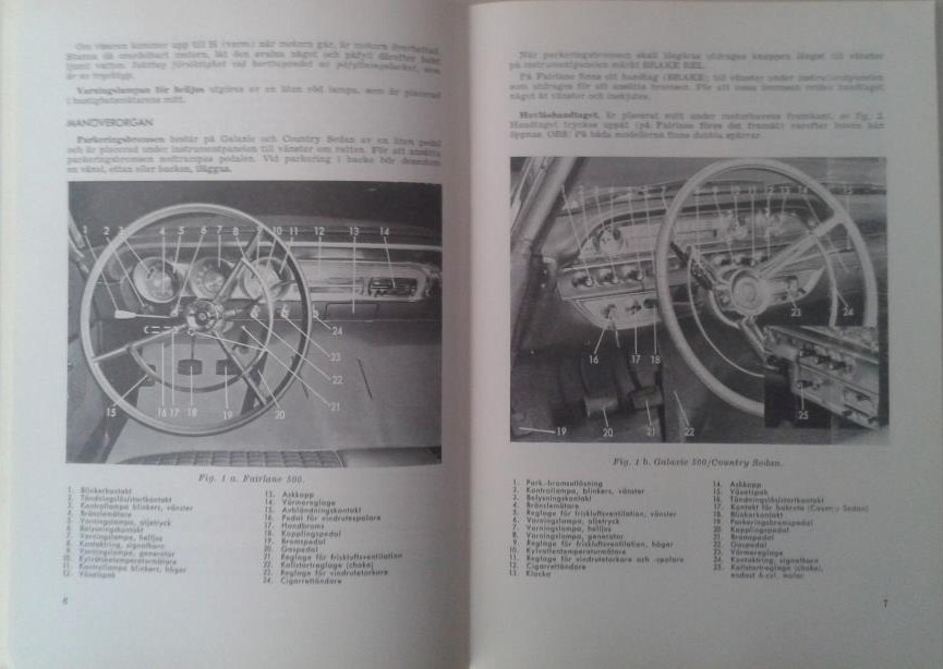 1962 Ford Instruktionsbok svensk - 3