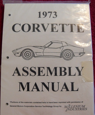 1973 Chevrolet Corvette Assembly Manual - 2