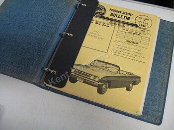 1961 Buick Product service Bulletins