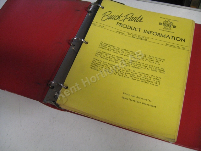 1962 Buick parts product information