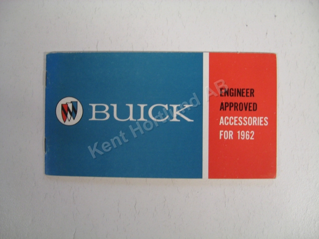 1962 Buick Accessories alla modeller tillbehör